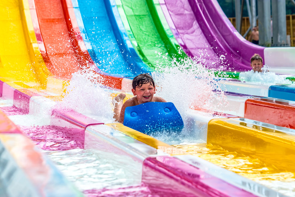Boy on Colorado River Racer