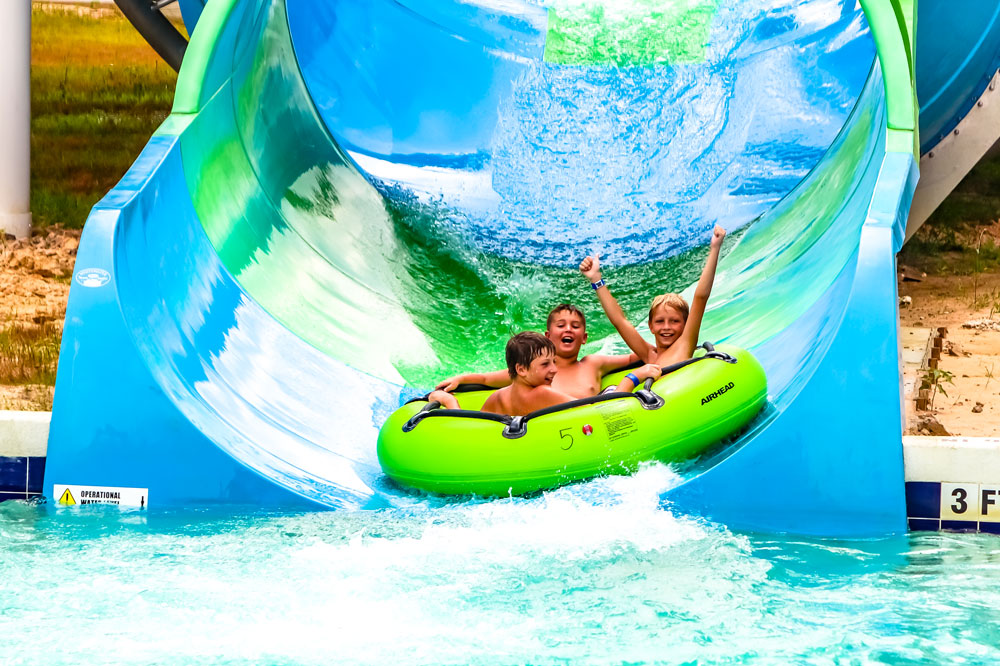 Three Boys Riding Storm Surge